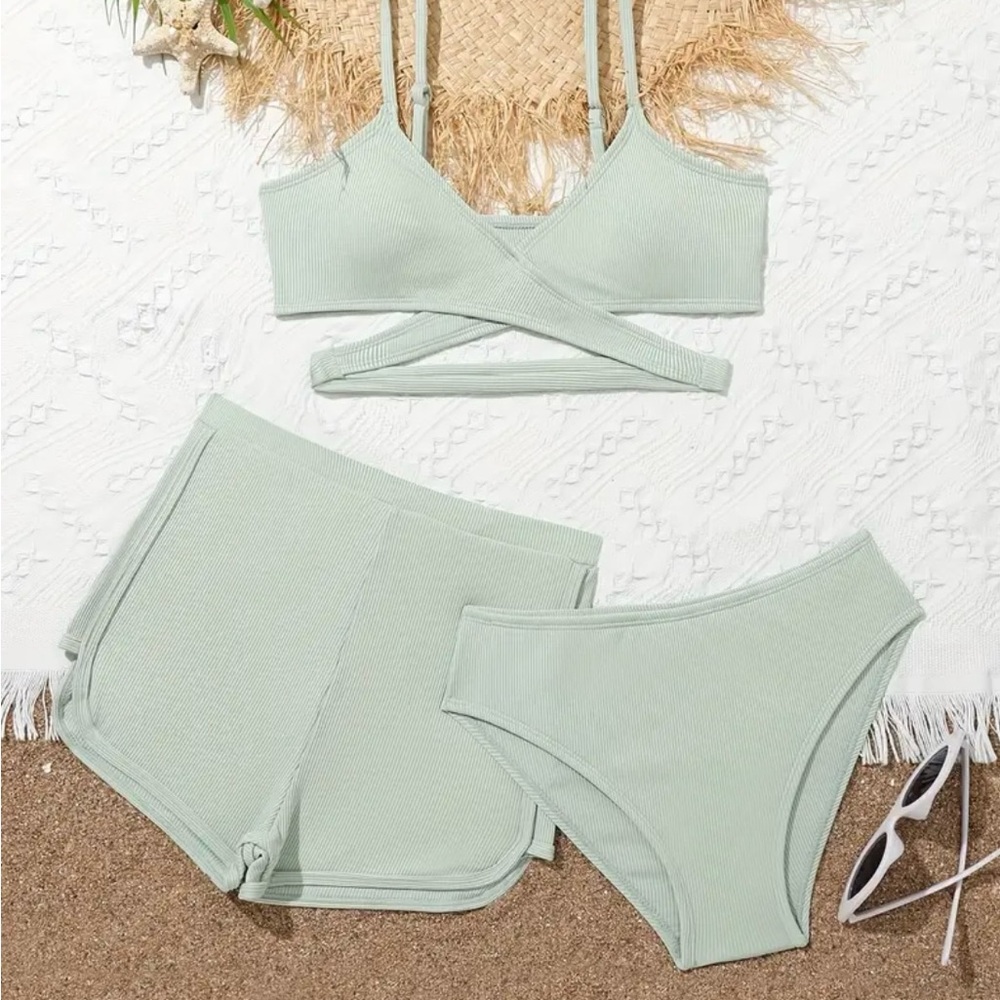 3 Piece Girls Swim Suit